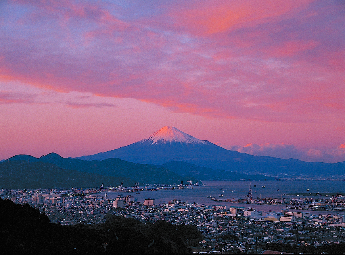 日本平夕景