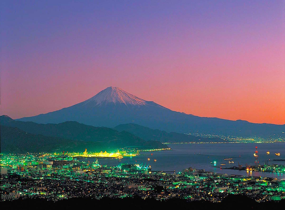 日本平夕景