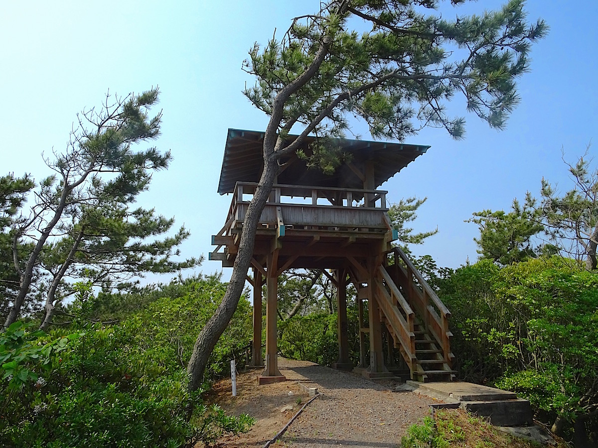 白砂公園の展望台
