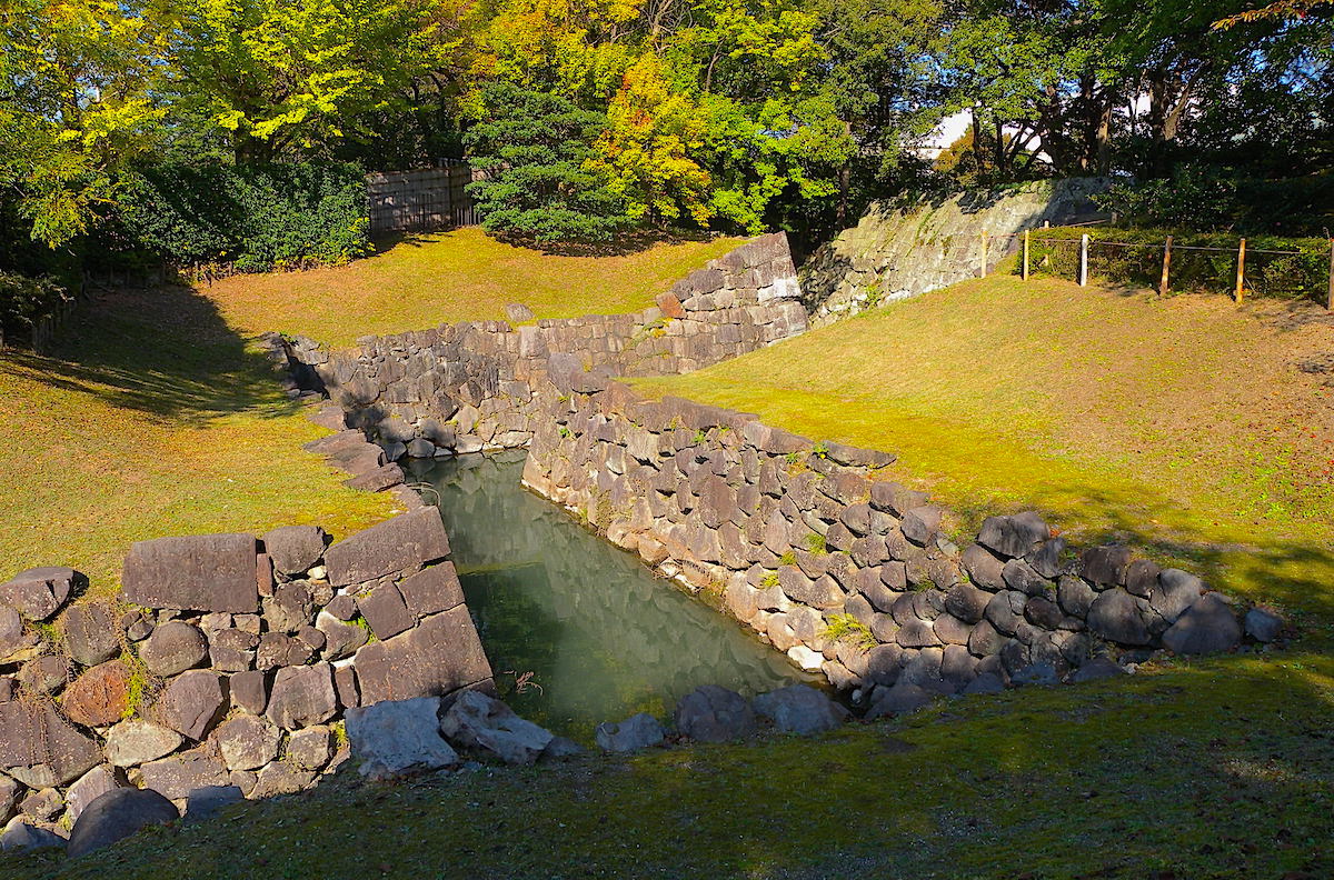 駿府城　二ノ丸水路